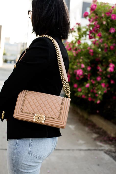 chanel small boy bag outfit idea|Chanel Boy Bag Review: The Ultimate Guide to the Iconic Fashio.